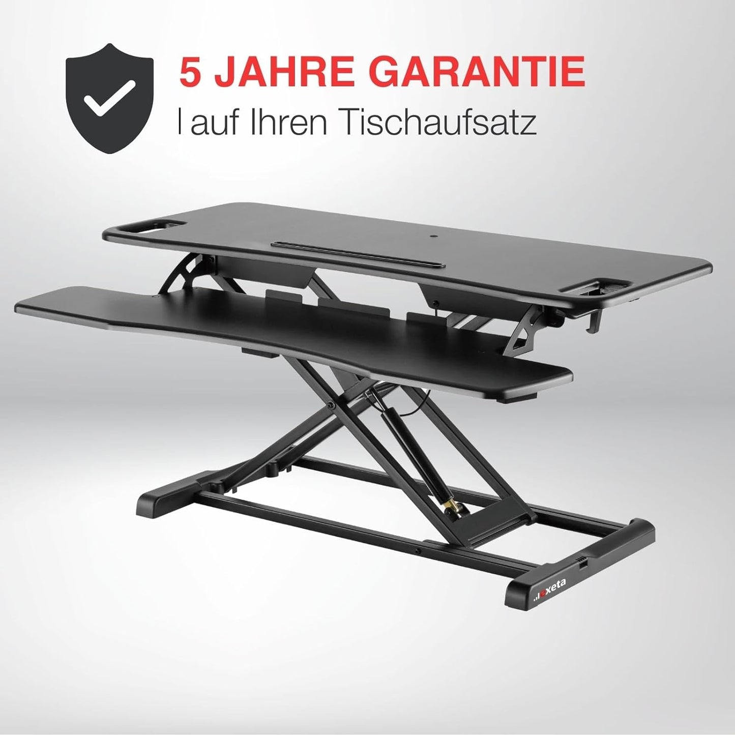 exeta ergoX Tischaufsatz höhenverstellbar Garantie
