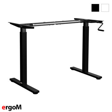 exeta ergoM höhenverstellbarer Schreibtisch manuell Tischgestell