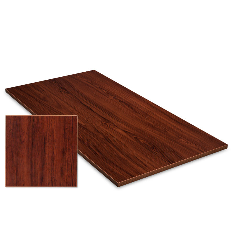 Spar-Bundle ergoEASY schwarz + Tischplatte nussbaum 180x75x2,5cm